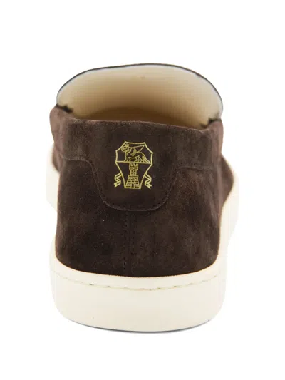 Brunello Cucinelli Sneakers In Brown