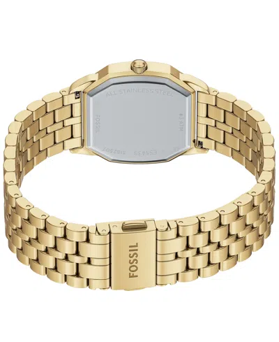 Fossil Women's Harlow Black Dial Watch In Gold