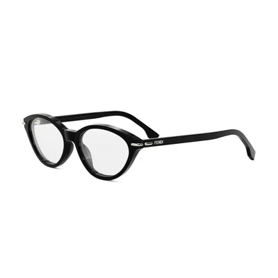 Fendi Geometric Flat Mirror In Black