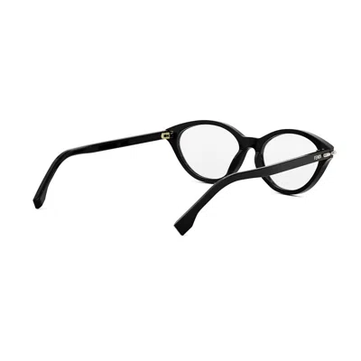 Fendi Geometric Flat Mirror In Black
