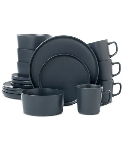 Lorren Home Trends Grey 16-pc. Dinnerware Set, Service For 4 In Gray