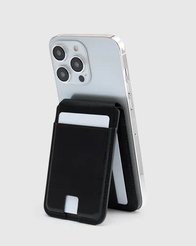 Quince Leather Magsafe Wallet & Phone Stand In Black | ModeSens