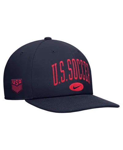 Nike Men's And Women's Navy Usmnt Pro Snapback Hat In Blue