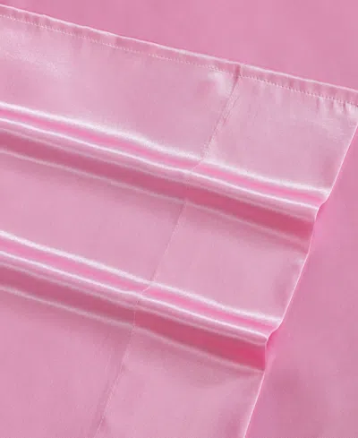 Betsey Johnson Solid Satin 3-pc. Sheet Set, Twin Xl In Pink