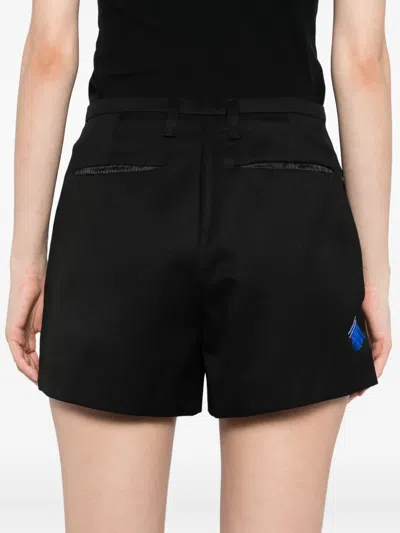 Ader Error Wool Shorts In Black