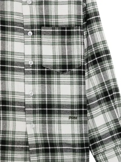 Paolo Pecora Checked-pattern Shirt In Multi