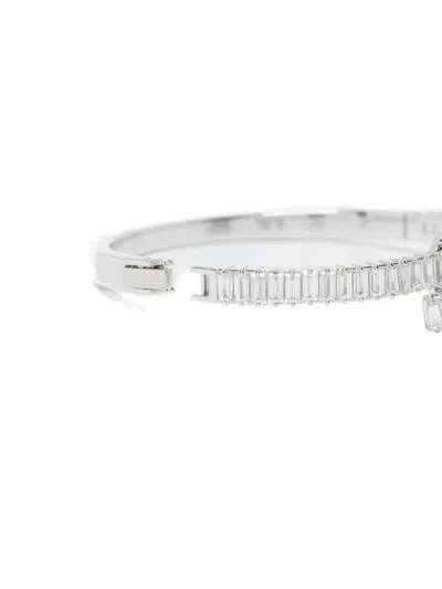 Swarovski Matrix Bangle Bracelet In White