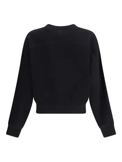 Dsquared2 Field Fit Girocollo Basic Urban-street Sweatshirt In Black