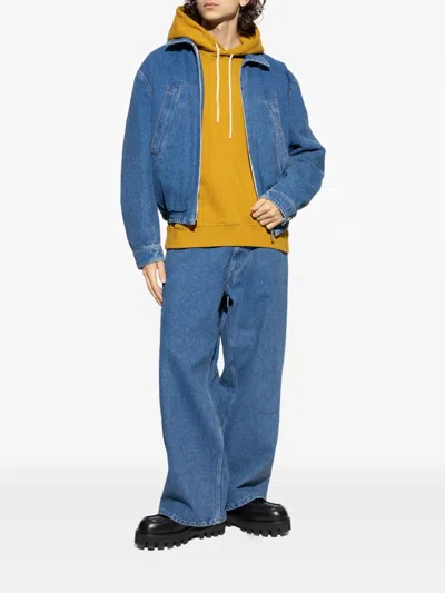 Marni Mustard Cotton Sweatshirt In Yellow