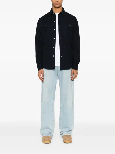 Fursac Cotton Shirt In Blue