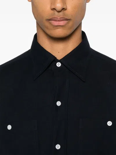 Fursac Cotton Shirt In Blue