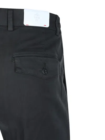 Eleventy Trousers Featuring Back And Side Pockets In Black