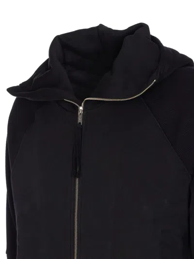 Thom Krom Black Jacket With Zip Closure In Black