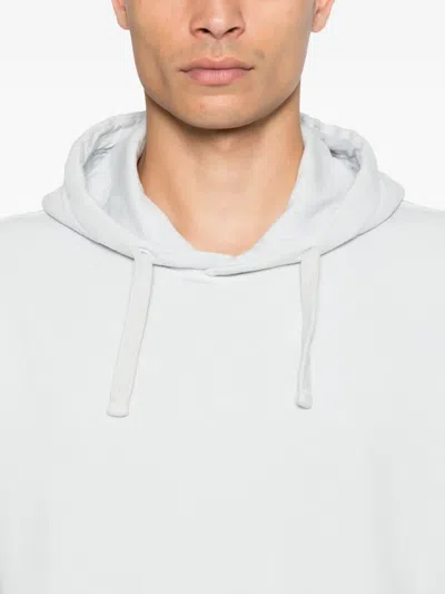 Stone Island Organic Cotton Hoodie In Blue