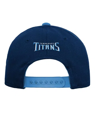 Outerstuff Big Boys And Girls Navy Tennessee Titans Team Pre-curved Adjustable Hat In Blue