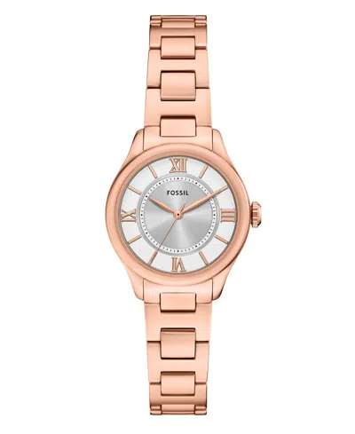 Fossil Women's Gilmore Silver Dial Watch In Gold