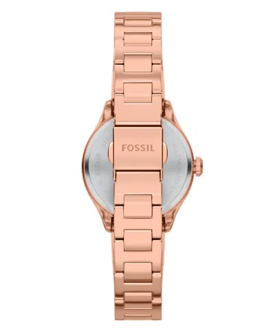 Fossil Women's Gilmore Silver Dial Watch In Gold