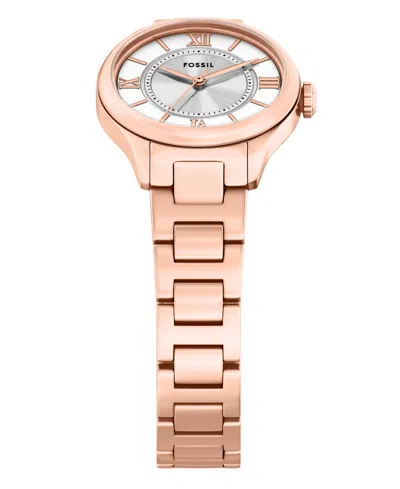 Fossil Women's Gilmore Silver Dial Watch In Gold