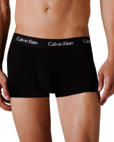 Shop Calvin Klein Body Modal Trunks In Black