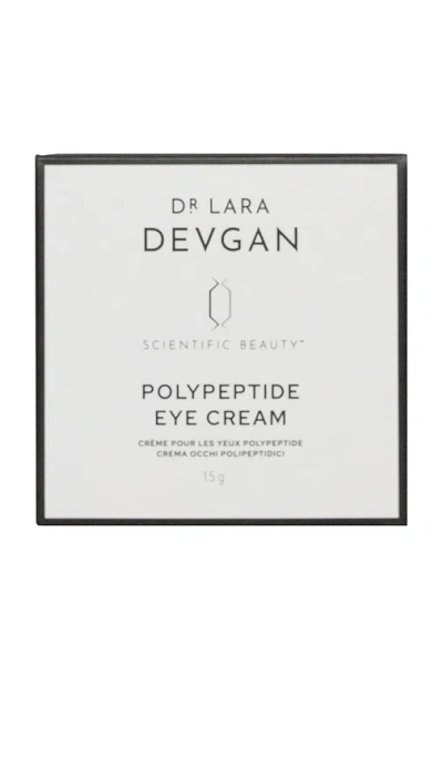 Dr. Devgan Scientific Beauty Polypeptide Eye Cream In Transparent