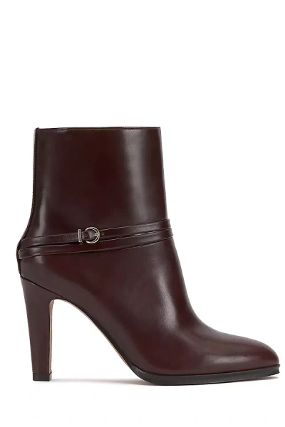 Vince Camuto Sybilla Double-strap Booties In Brown