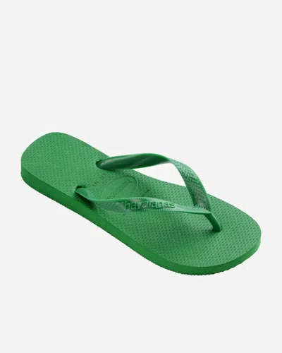 Havaianas Womens Patria Green Brasil Patria Logo-embossed Rubber Flip-flops In Green