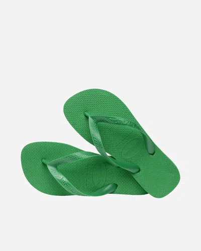 Havaianas Womens Patria Green Brasil Patria Logo-embossed Rubber Flip-flops In Green
