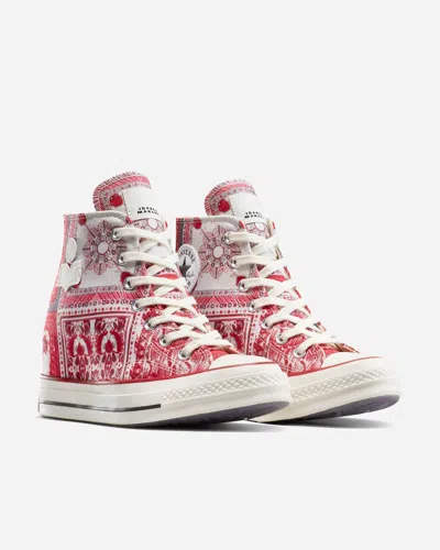 Converse X Isabel Marant 60mm Chuck 70 Patchwork High-top Sneakers In Multi