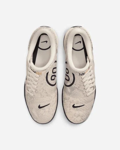 Nike T90 Se Snake-effect Leather Sneakers In Neutral