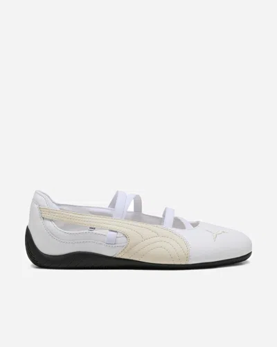 Puma Speedcat Ballet Leather Sneaker In White
