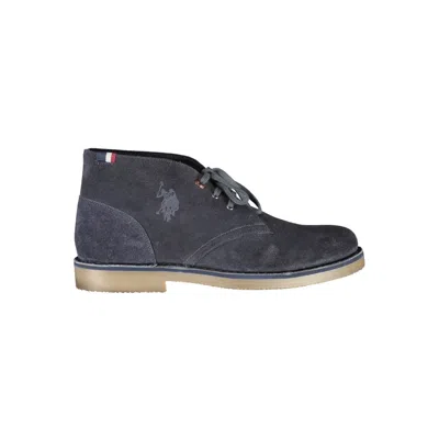 U.s. Polo Assn Blue Leather Mens Ankle Boot