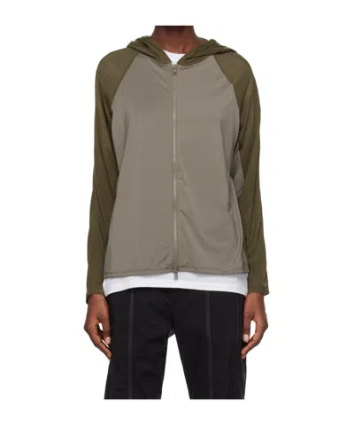 Post Archive Faction (paf) Zipper Hooded Sweatshirt In Gray