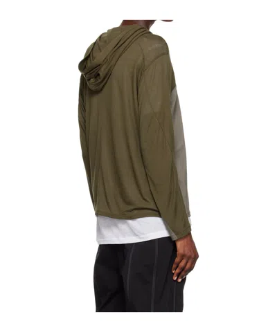 Post Archive Faction (paf) Zipper Hooded Sweatshirt In Gray