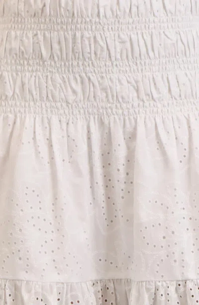 Avec Les Filles Women's Cotton Maxi Skirt In White