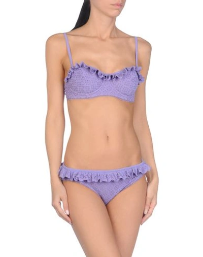 Shop Michael Kors Bikinis In Lilac