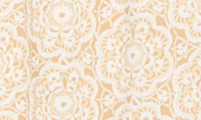 Ruby Rd. Ruby Rd Embroidered Puff Print Flutter Sleeve T-shirt In Neutral