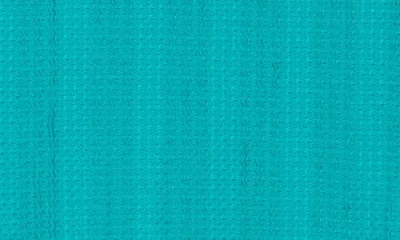 Ruby Rd. Ruby Rd Short Sleeve Textured Knit Top In Blue