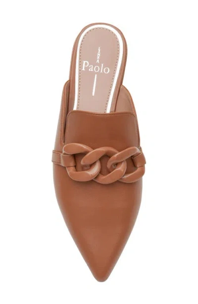 Linea Paolo Adora Pointed Toe Mule In Brown