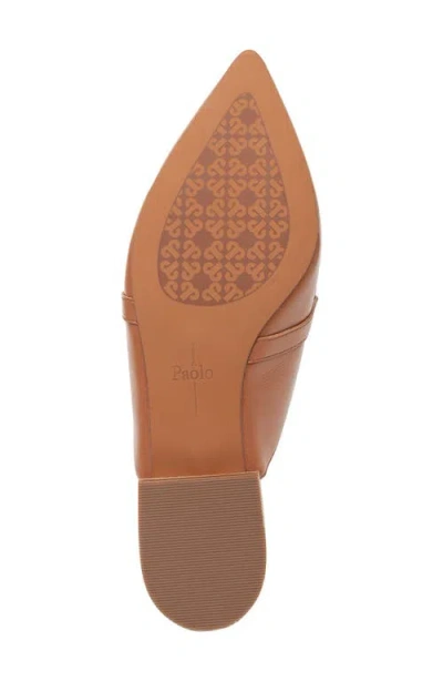 Linea Paolo Adora Pointed Toe Mule In Brown