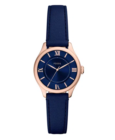 Fossil Women's Gilmore Blue Dial Watch In Blue