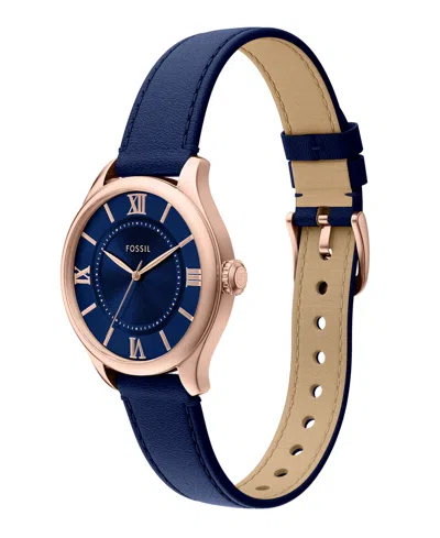 Fossil Women's Gilmore Blue Dial Watch In Blue