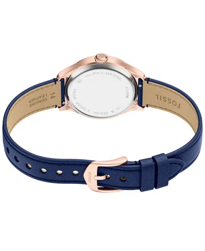 Fossil Women's Gilmore Blue Dial Watch In Blue