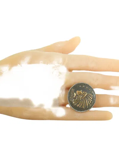 Pre-owned King Baby Statement Headdress Ring In Silver