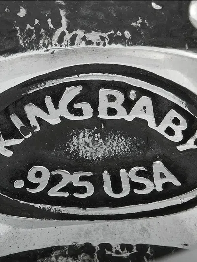 Pre-owned King Baby Statement Headdress Ring In Silver