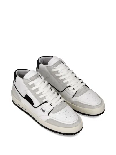 Philippe Model Nice Leather Low-top Sneakers In White