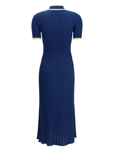 Gabriela Hearst Eyot Wool Dress In Blue