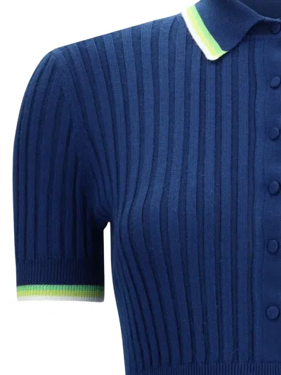 Gabriela Hearst Eyot Wool Dress In Blue