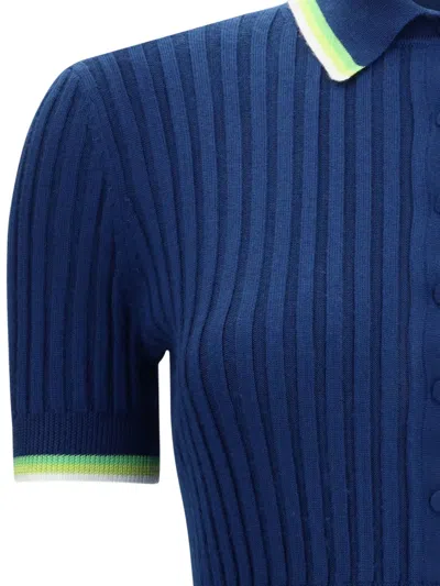 Gabriela Hearst Eyot Wool Dress In Blue