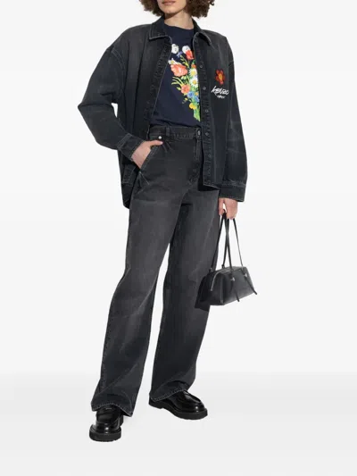 Kenzo X Futura 2000 Embroidery In Blue