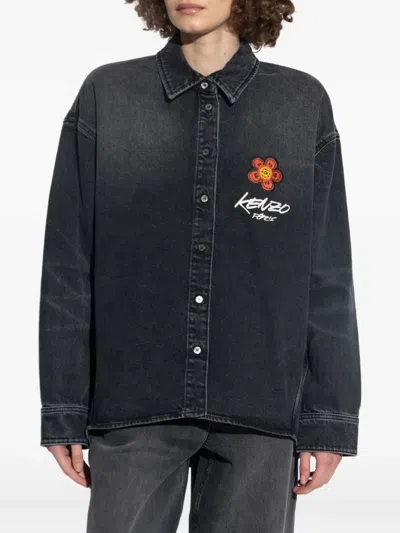Kenzo X Futura 2000 Embroidery In Blue
